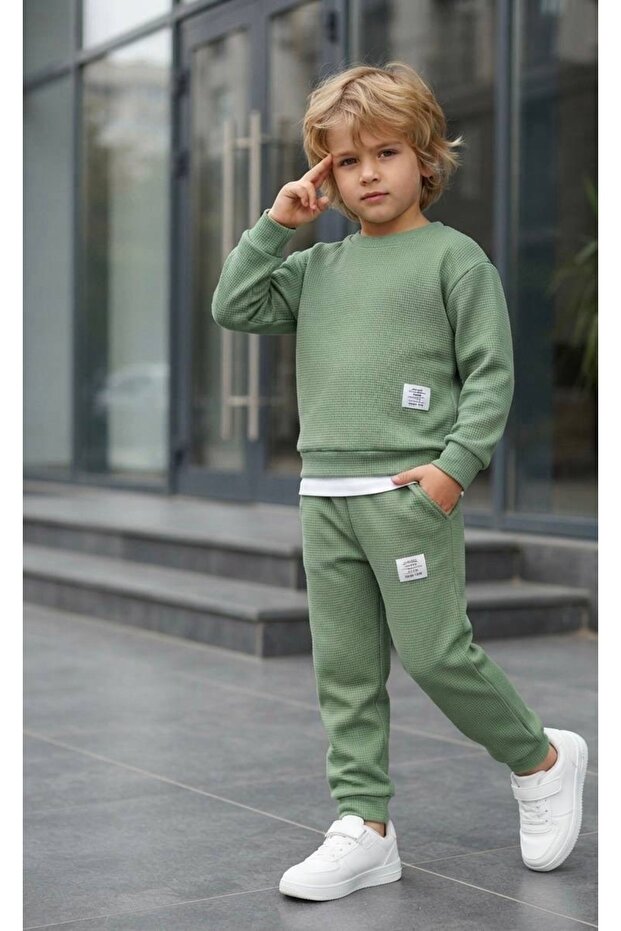 Men's child bottom top set