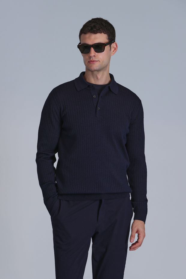 Aden Men's Sweater Navy Blue