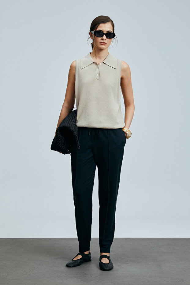 Porto Women's Trousers Navy Blue