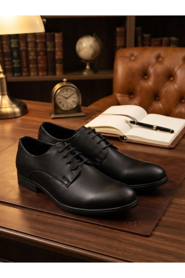 Black Matte Men's Classic Children's Shoes