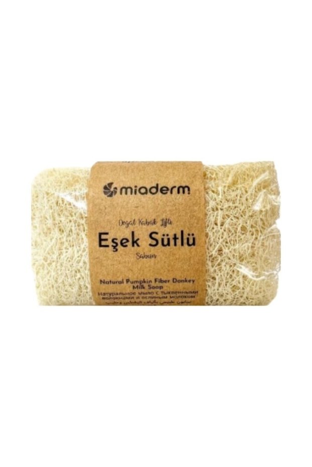 Natural pumpkin fiber donkey milk soap | 120gr