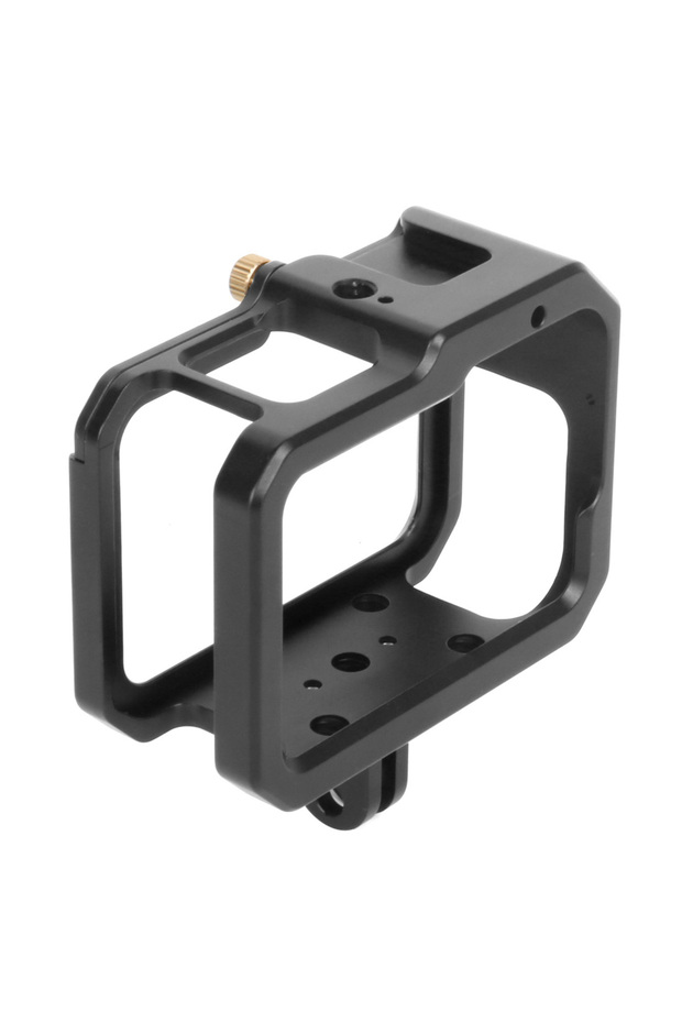 Universal Cage Aluminium Frame Cage for GoPro 13 12 11 10 9 Double Clod Shoe Mount Mic Light Holder