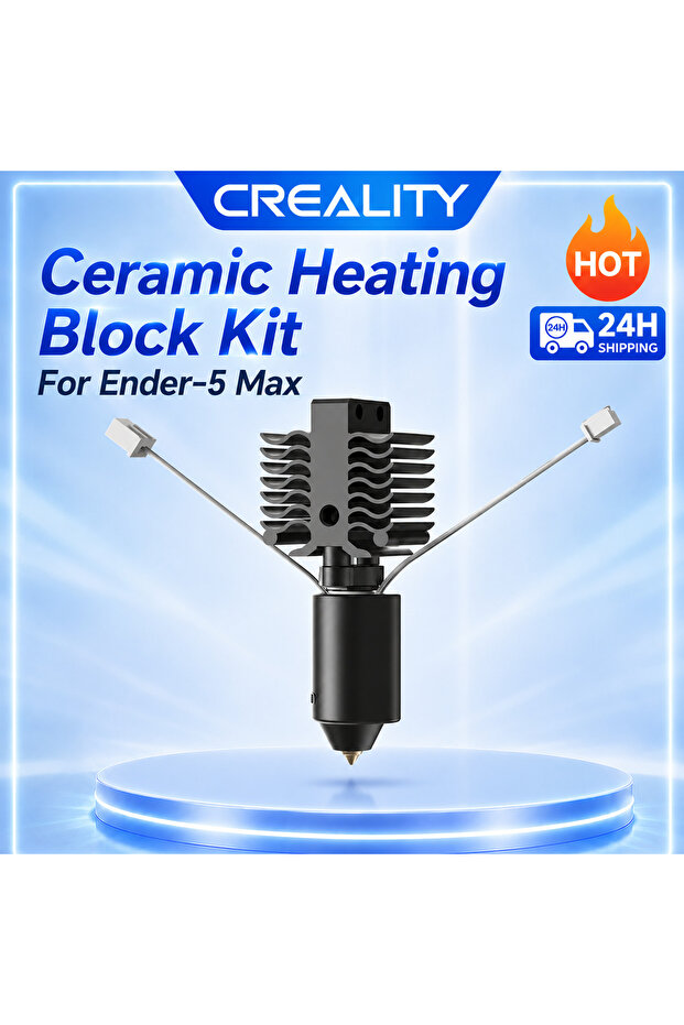 Ender-5 Max Creality Ender-5 Max Ceramic Heating Block Kit Quick-swap Nozzle 0.4mm 300°C High Temper
