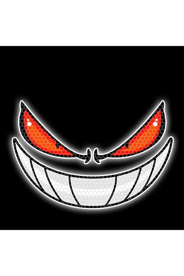 1 Accesorios Para Moto Reflective Eye Stickers Safety Warning Motorcycle Body Helmet Windshield for.
