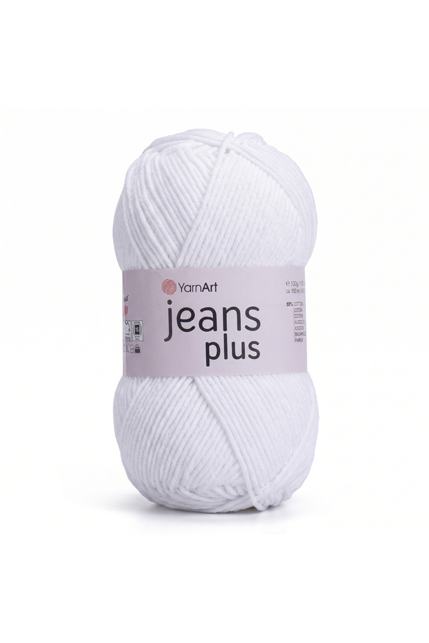 Jeans Plus - Hand Knitting Thread Optic White-62
