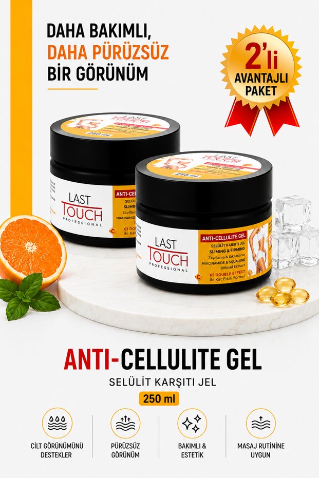 Pack of 2 Anti Cellulite - 250 Ml Anti Stretch Mark with Vitamin C