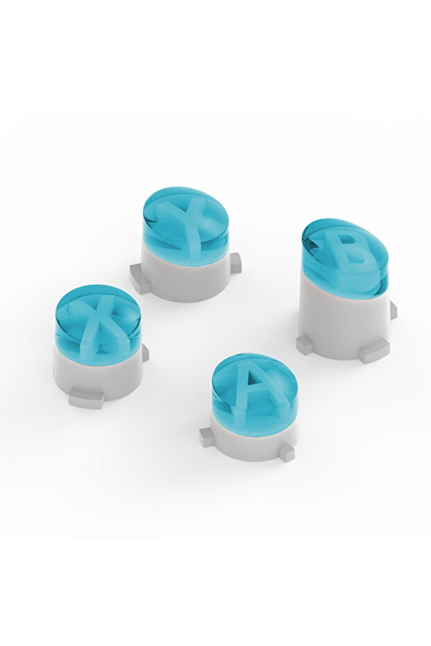 Light blue DATA FROG Replacement ABXY Buttons Set Repair Parts For Xbox One Elite Xbox One S Xbox On