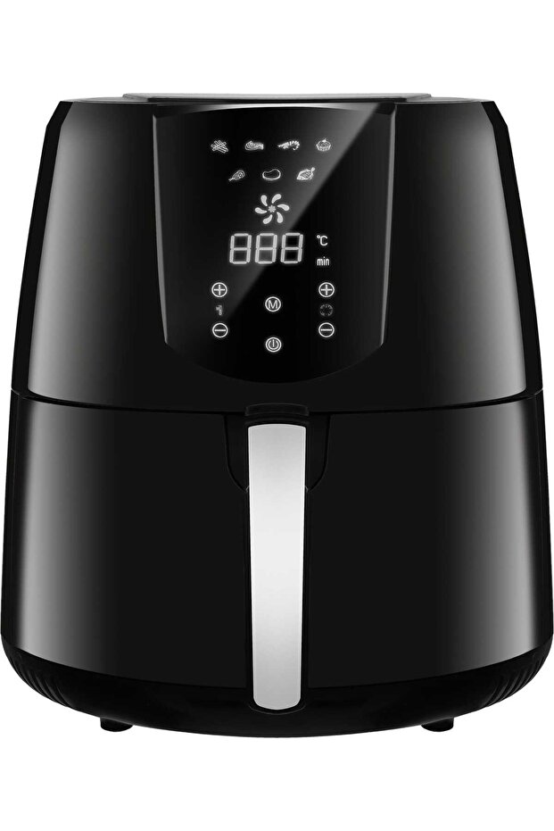 مقلاة هوائية GLA-302/BK، سعة 3.2 لتر، 1400 واط - أسود