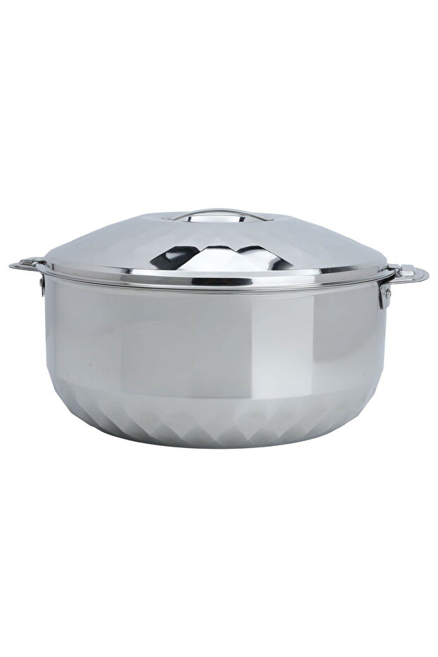 Al Saif Gallery Steel Food Container, 8500 ml - Silver