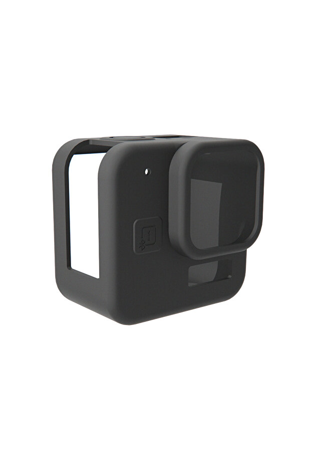 Black Case Silicone Case for GoPro Hero 11 Black Mini Tempered Glass Lens Protector Protective Film