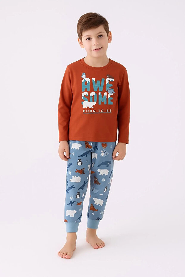 2-8 Years Old Awe Some Boy's Suit-Tile