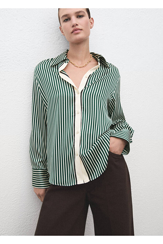 Striped Combined Shirt