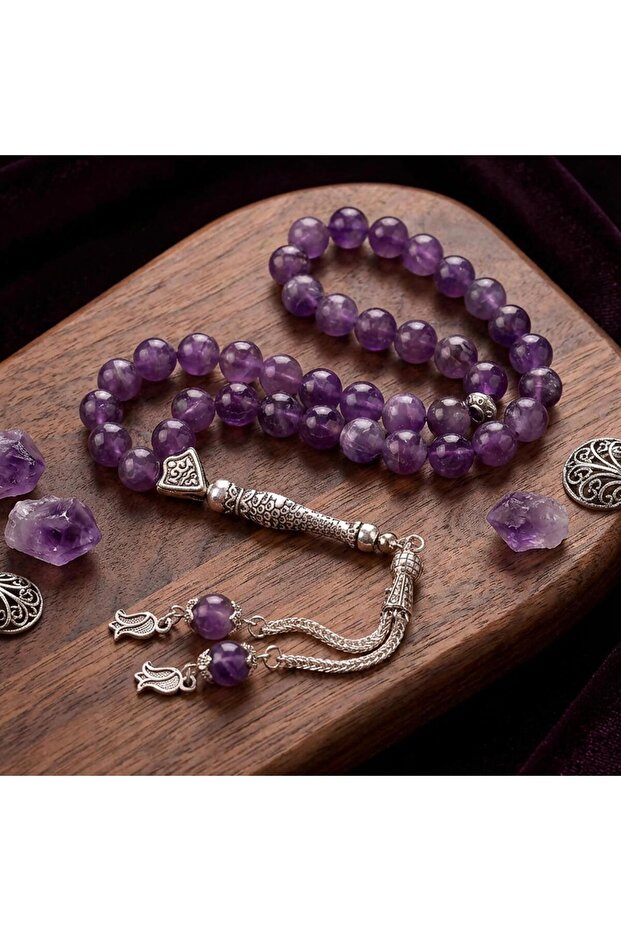 Amethyst Stone Rosary (8 mm)