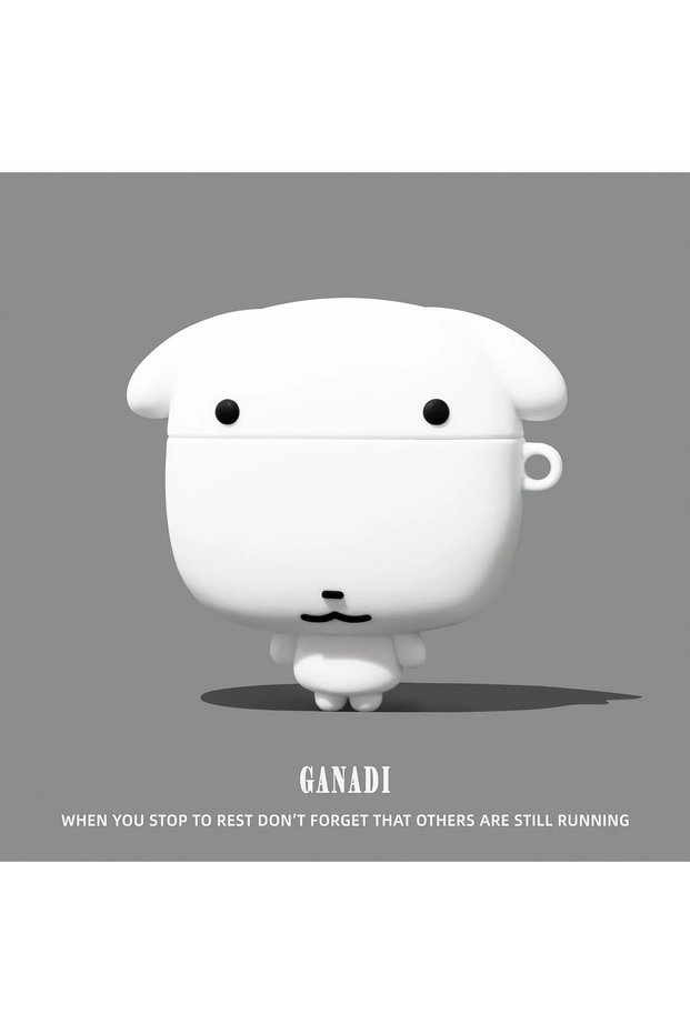 Bandai Airpods 4 WHITE 3D Cartoon Korea Adorkable Dog Case for For Airpods 3 4 Pro Pro 2 Pro 3 Dog S