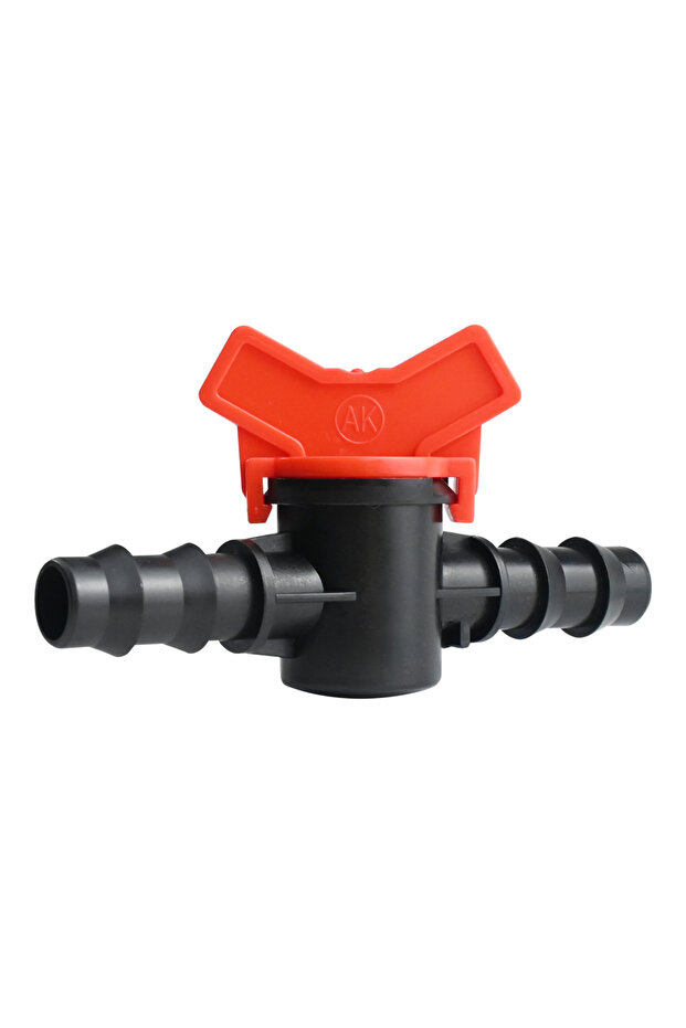 ball valve 10 pcs 1/2" Drip Irrigation Fittings Kit 10Pcs Straight Tee Elbow Plug for 16mm Tubing -