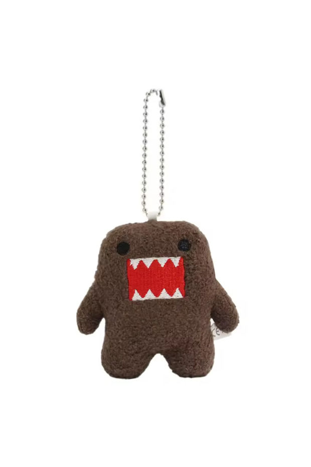 Domo Kawaii Cute Domo Kun Plush Keychain Anime Keyring Charm for Bag Keys Gift Collection