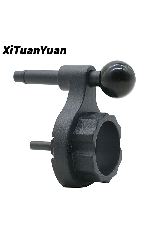 Black Automotive Parts Maintenance and Disassembly Tools BGS 9625 Crankshaft Locking Tool For VAG 1.