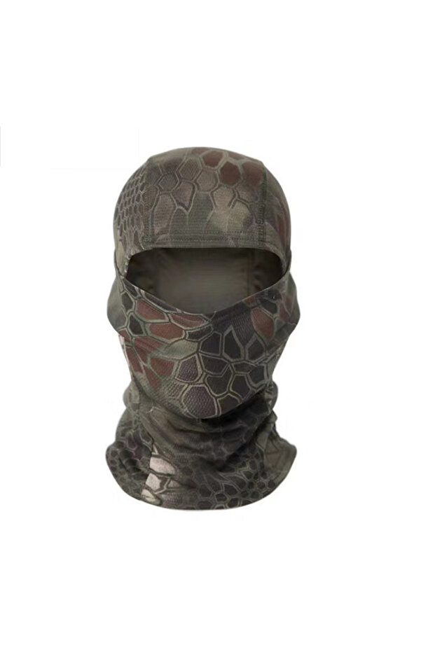 Python green Summer Men's Women's Elastic Breathable Balaclava Hat Sunscreen Cycling Full Face Mask