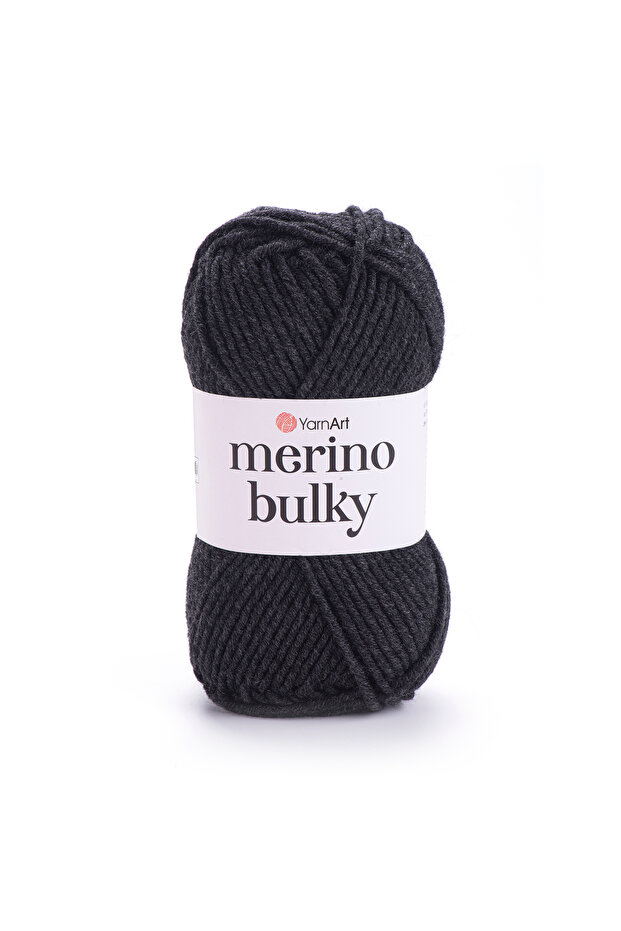 Merino Bulky - خيط محبوك يدويًا أنثراسايت-359