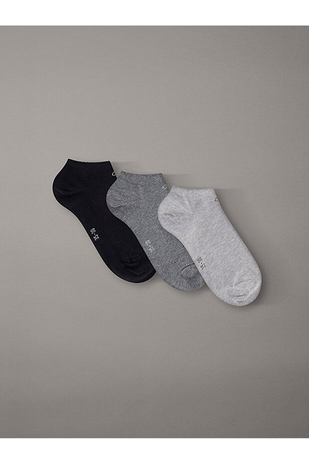 Unisex Brand Logo Gray Socks Suitable for Daily Use
