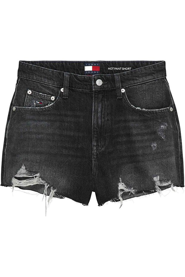 Women's Brand Logo Dark Gray Shorts Suitable for Daily Use