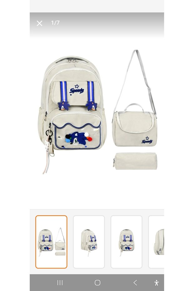 Ultra-Luxurious Water-Resistant Unisex Embroidery Embroidered Teemal Nourished First School Bag
