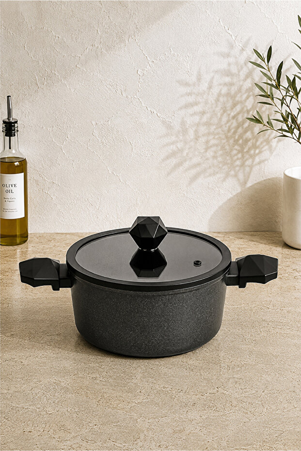 Gal Diamond Deep Pot 24 cm