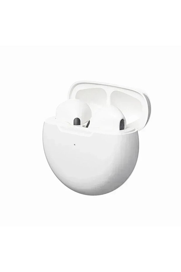 سماعات أذن بلوتوث لاسلكية White Pro 6 TWS، سماعات أذن لاسلكية بتقنية بلوتوث، عازلة للضوضاء مع ميكروفون احترافي