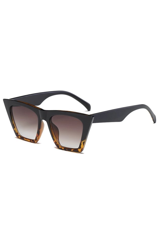 black leopard Protective Glasses Oversized Cat Eye Sunglasses Women Luxury Brand Designer Outdoor Tr