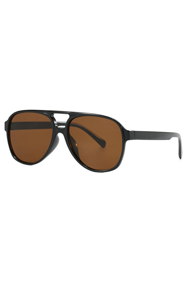 brown Protective Glasses Fashion Large Frame Square Women Sunglasses Colorful Lens Gradient Sun Glas