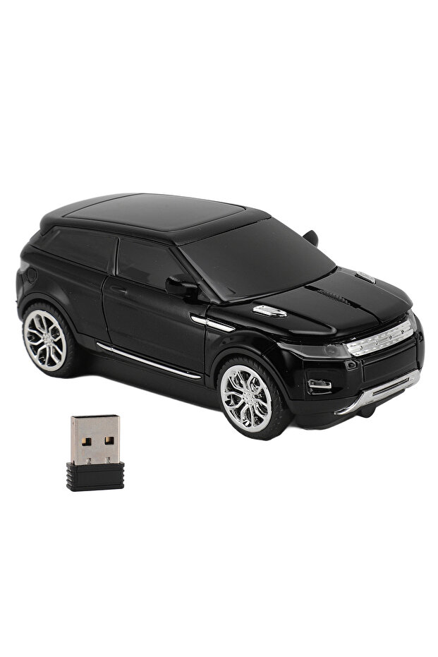 black Car Shape Wireless Gaming Mouse Mice 2.4GHz 1600 DPI Cool 3D Car Shape Computer Mouse with USB
