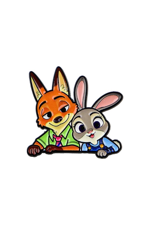1 Cute Rabbit Enamel Pin Cartoon Animals Brooch For Coat Women's Brooches Lapel Badges Couple Jewel.