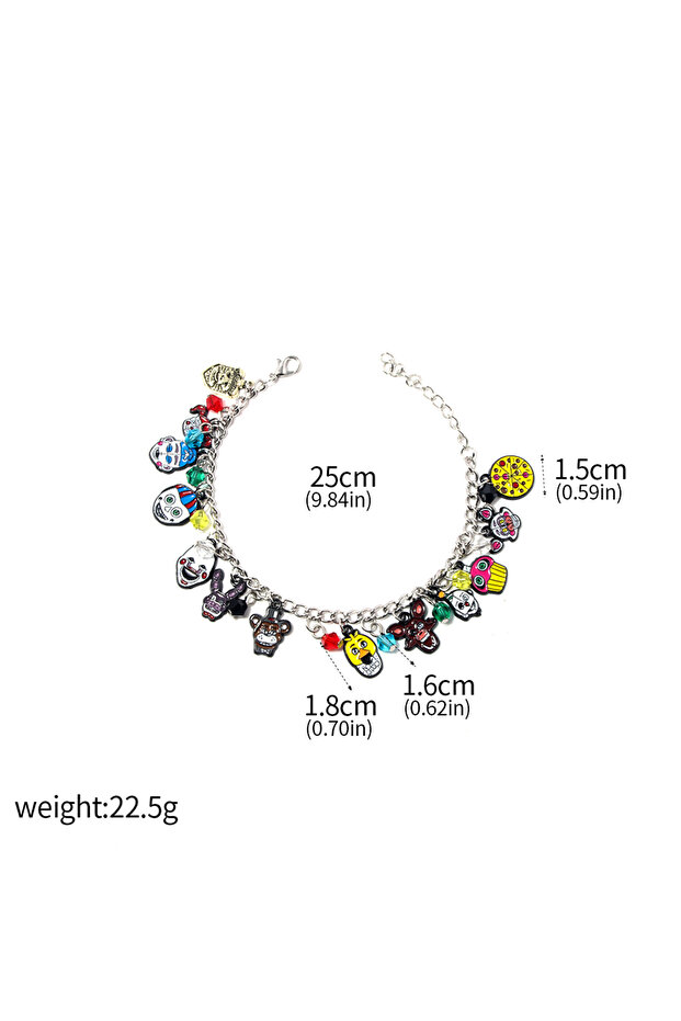 B00157 Bear Game Bracelet Clown Duck Rabbit And Funny Face Hand Accessory Pendant Cartoon Animal The