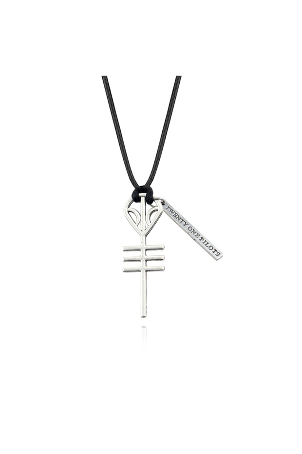 N885 Twenty One Pilots Necklace Commemorative Gift, Silver Alloy Necklace Decoration, Men's Best Gif