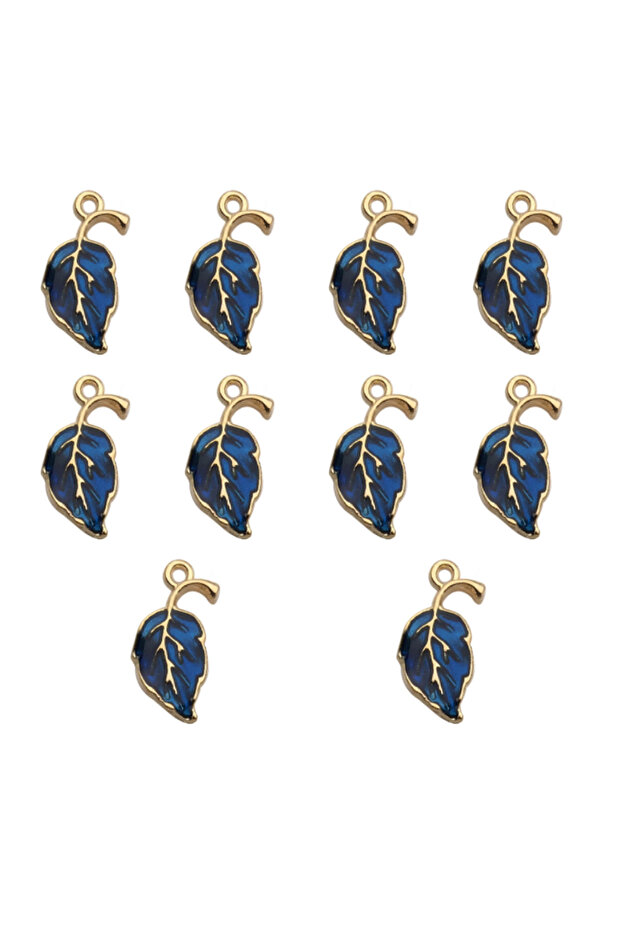 9953-10pcs 10/14pcs Enamel Leaf Pendant Colorful Leaf Charms For Jewelry Making Findings Crafting Ac