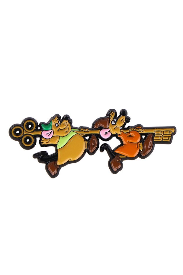 4 Cute Animal Enamel Pin Cartoon Mouse Brooch For Coat Women's Brooches Fashion Lapel Badges Jewelr.