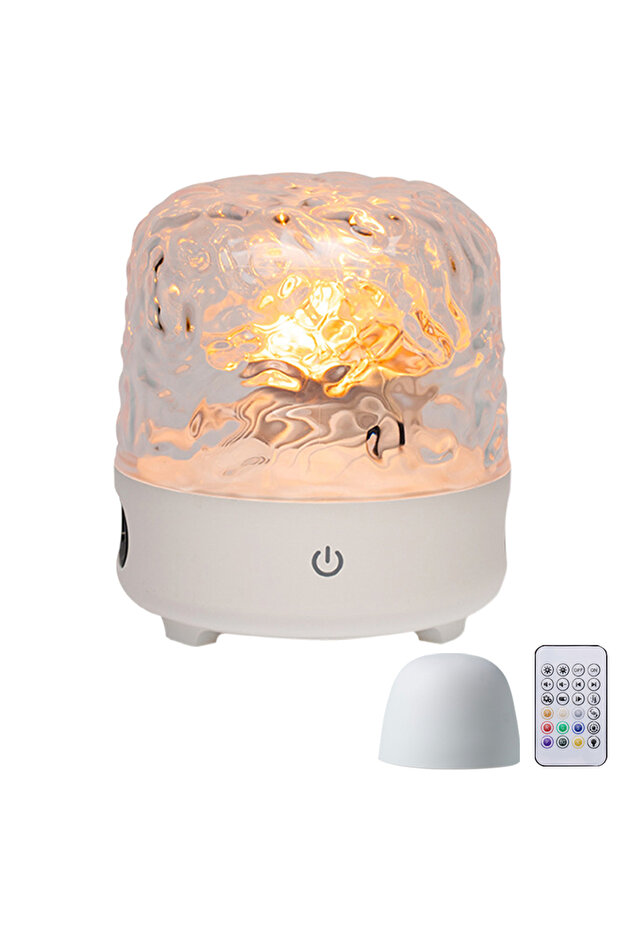 APWIKOGER C Ocean Wave Projector Light 16 Colors Atmosphere Lights with Remote & Touch Control Bluet