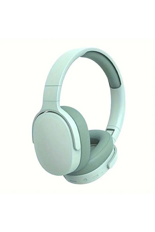 Green Wireless Headphones Bluetooth 5.3 Portable Earphone Hifi Stereo Headset Game Earbuds With Mic