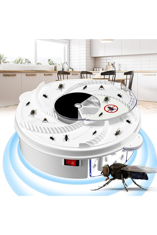 white USB Electric Fly Trap Fly Catcher Pest Device Gnat Flying Insect Trap Automatic Indoor Pest Tr