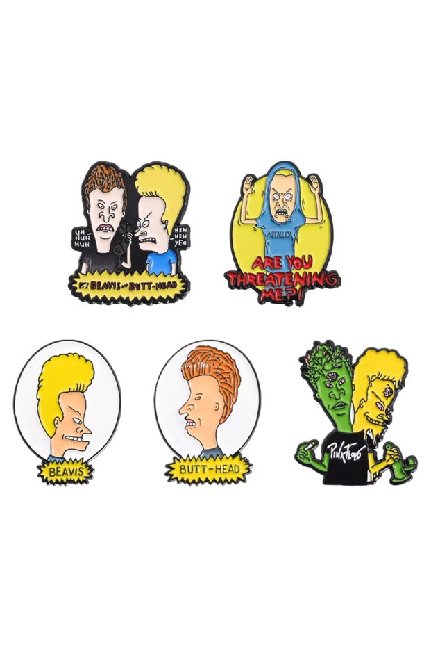 TZ1716 Comedy Animated Movie Brooch Enamel Pins Funny Cartoon Characters Metal Brooch Lapel Badge J