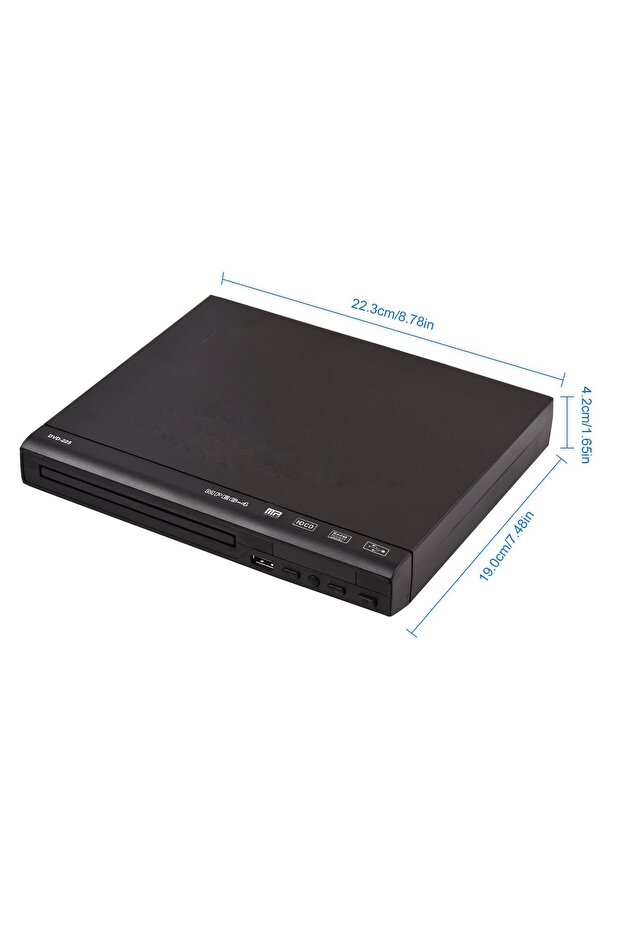 EU DVD CD Disc Player DVD-225 Home DVD Player DVD CD Disc Player Digital Multimedia Player AV Output