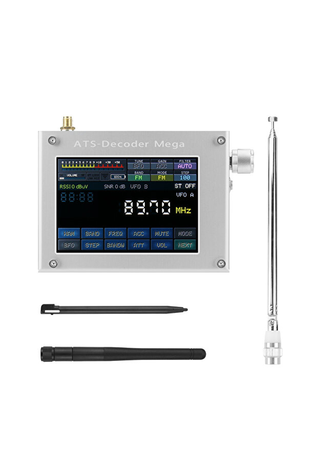 ATS-Decoder Mega HAMGEEK SDR Radio AM FM SYNC SSB CW DIGI Receiver ATS-Decoder Mega Upgraded Version