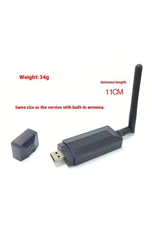 هوائي خارجي Atheros AR9271 802.11n محول USB لاسلكي بسرعة 150 ميجابت في الثانية مع هوائي واي فاي 2 ديسيبل للرياح