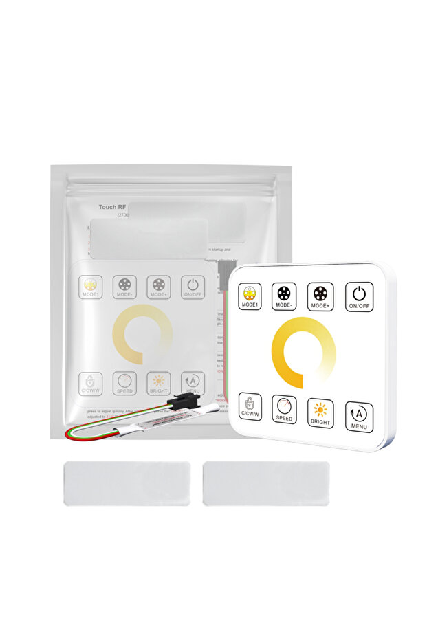 AP-07-00202 DC5-24V 86 Touch Panel Mini CCT Controller WS2811 Color Temperature Running Water Flowin