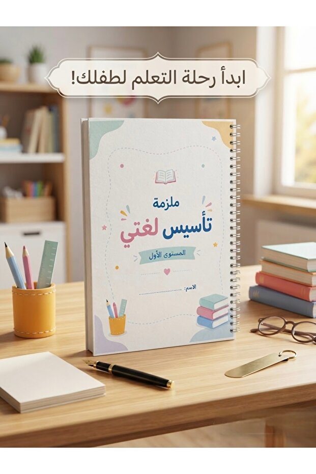 ملزمة تأسيس لغتي المستوى الأول للأطفال – تعليم الحروف والكتابة