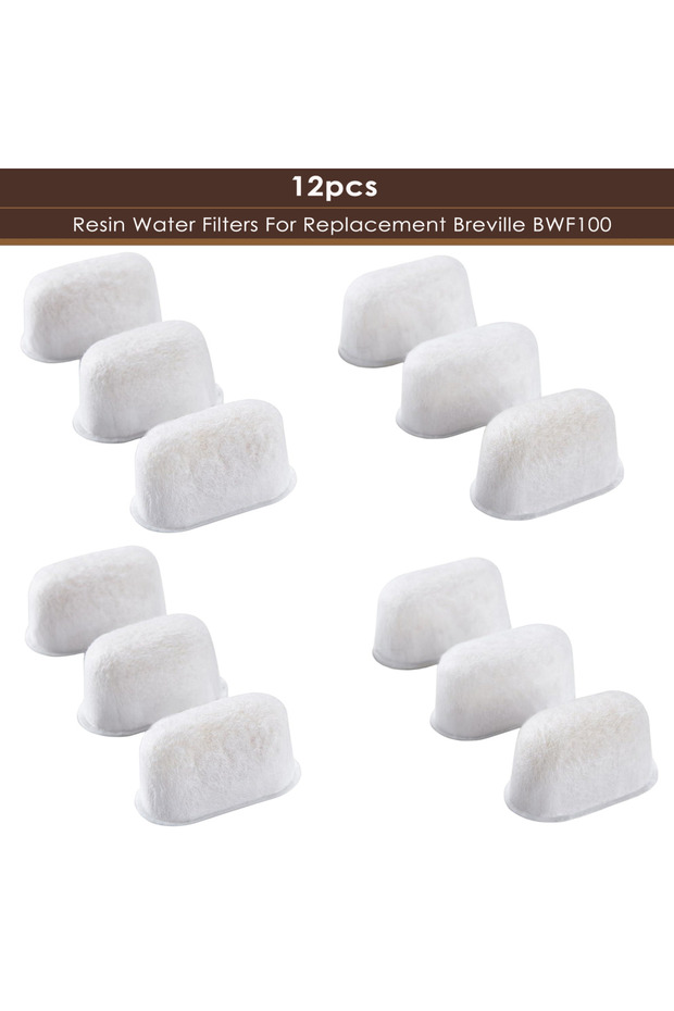12pcs 6/12/18pcs Resin Water Filters for Replacement Breville BWF100 with Ion Exchange Resin Inside