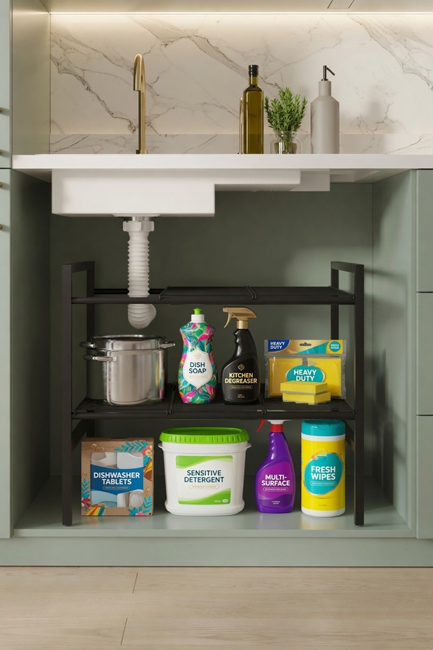 Closet Interior Organizer Expandable Closet Interior Shelf Adjustable Multi-Purpose Organizer