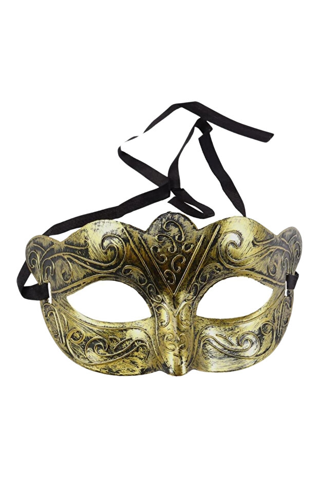 Antique Venetian Face Mask Gold Antique Style Model 1 Rp5008