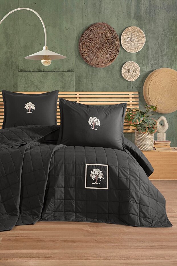 Ranforce 100% Cotton Embroidered Double Bedspread Set Verra