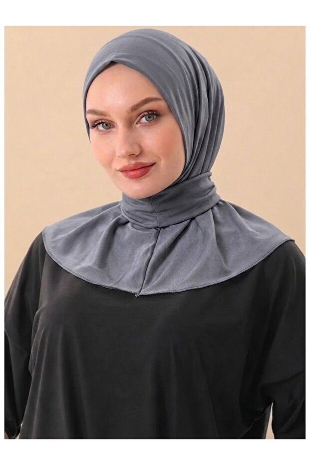 Snap-on hijab cap